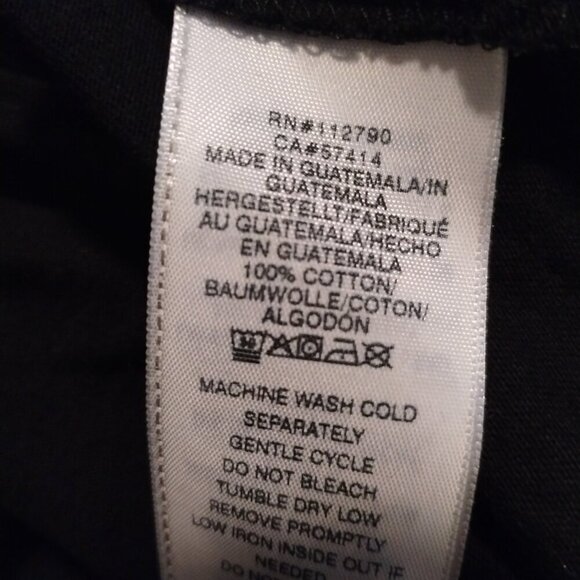 True Religion Mens Logo Graphic Print Crew Neck Short Sleeve Tee Size L Black - Picture 6 of 6